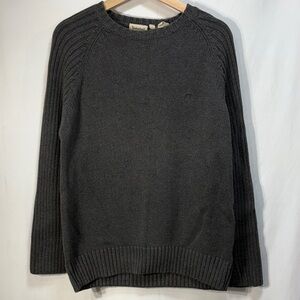 🐻 Timberland cotton, charcoal Crewneck Sweater